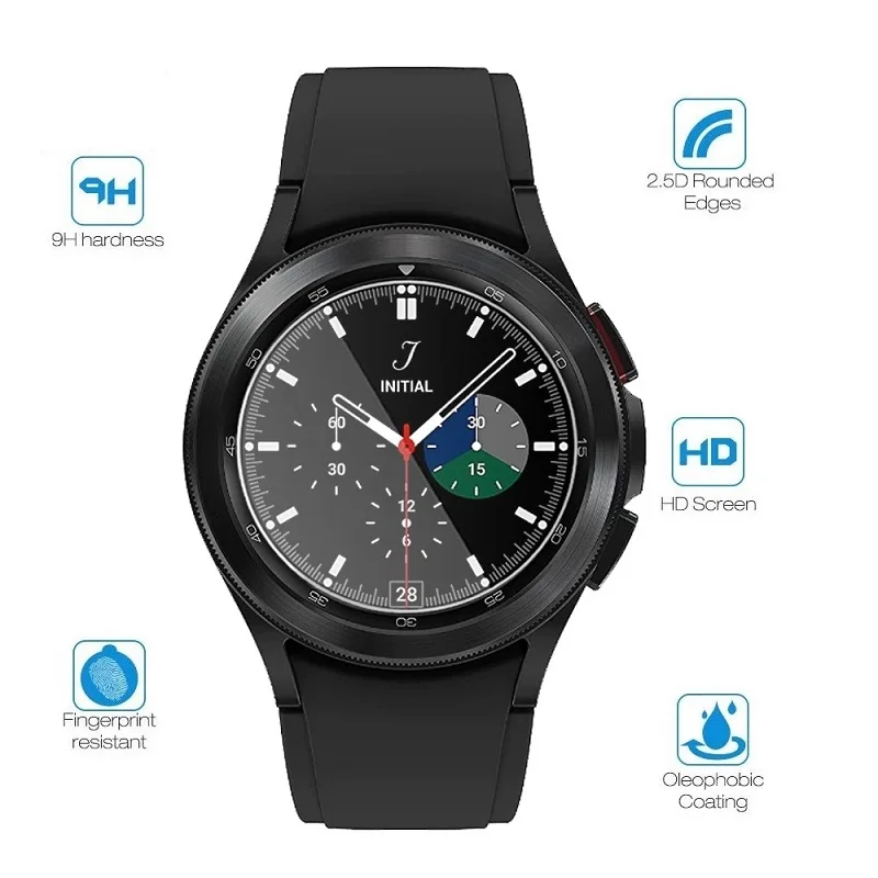 Screen Protector for Samsung Galaxy Watch 4 Clasisic Tempered Glass for Samsung Watch 4 Classic 46MM 42MM Protective Film Foil