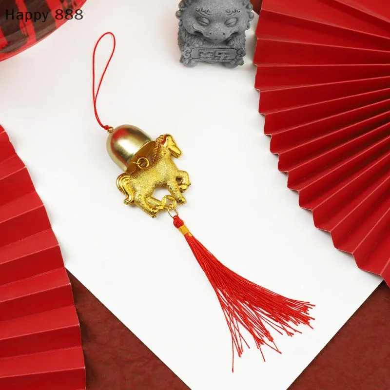 2026 Spring Festival Lantern Pendant – Chinese New Year Hanging Decoration For Parties, Bonsai, Lunar Horse Theme