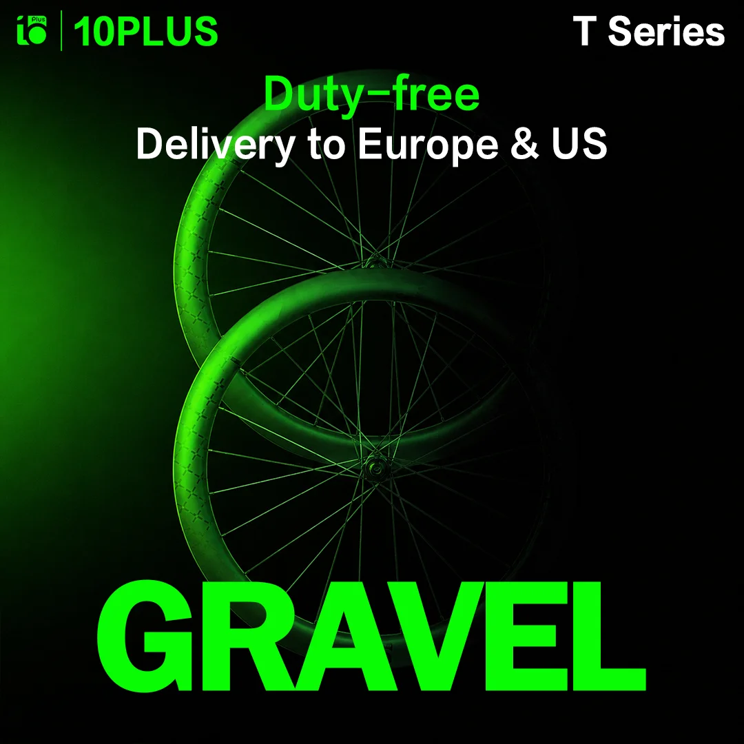 10PLUS Gravel Carbon Wheelset 700C Disc Brake Tubeless Ready 36T Star Ratchet Center Lock 38mm 45mm Pillar 1423 Spokes