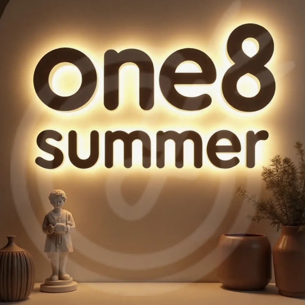 

Custom 3D LED Backlit Letters Sign Illuminated Light Up for Outdoor Business Storefront Waterproof Advertising Signage Display