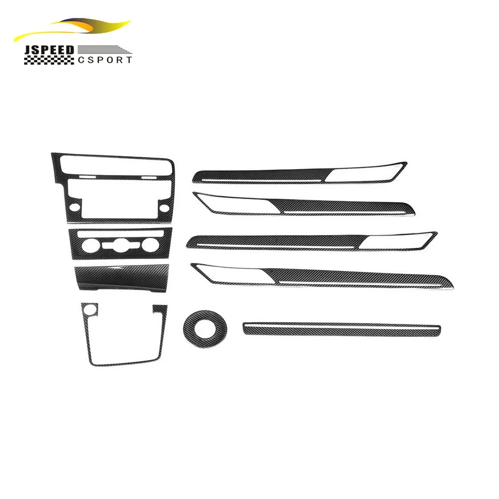

Suitable for The 10PCS carbon fiber interior is only Suitable for left-hand drive on the Volkswagen Golf 7 MK7 GTI