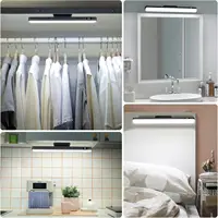 WILLED 5W Dimmable Night Light 3 Colors Adjustable Makeup Light with 2500mAh Rechargeable Under Cabinet for Closet Bedside Desk 3