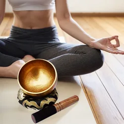 1 Pc Tibetan Singing Bowl 13/15/17/20CM Options Large Handmade Brass Metal Sound Bowl Yoga Chanting Meditation Buddhism Healing