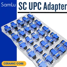 SC UPC Fiber Optic Connector Adapter SC/UPC SM Flange Single-mode Simplex SC-SC UPC Coupler conector fibra optica муфта
