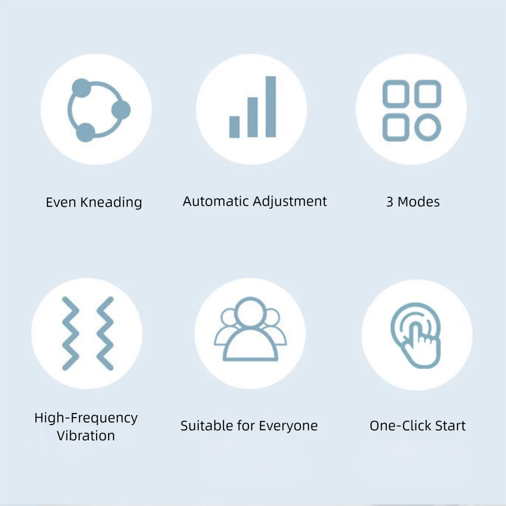 Abdominal Massager Multi Massage Modes Portable Massage Belt For Home/Office