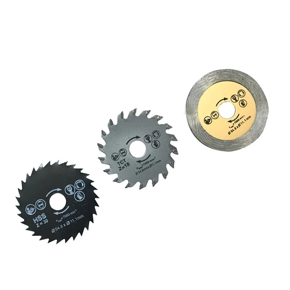 Useful Practical Saw blade HSS Circular Cutting tool For Rotary Tool For Steel Wood for granite 54.8x11.1mm Useful