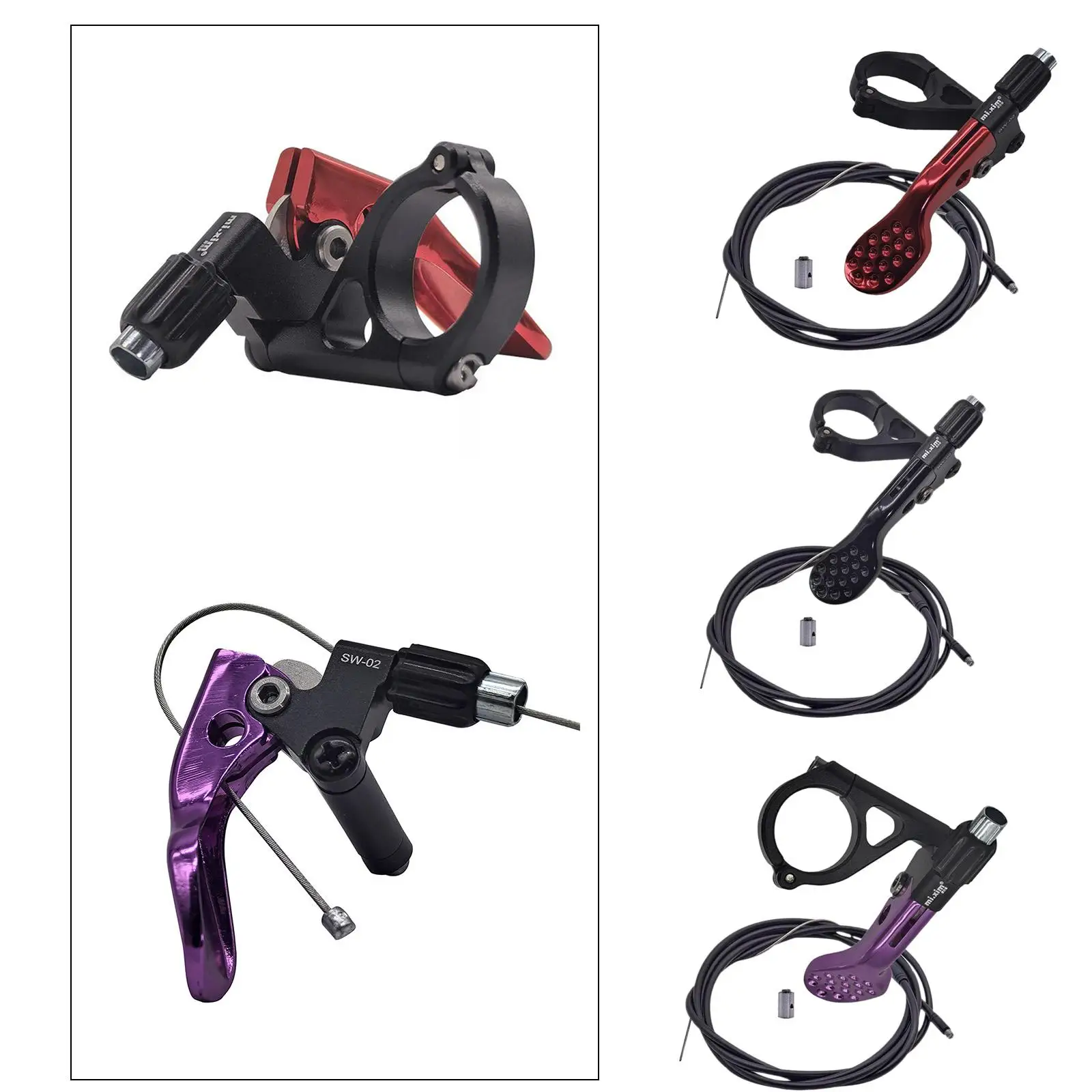 

Bike Seatpost Dropper Remote Lever Accessory Seatpost Remote Lever Shifter for Sports Road Bike Cycling Riding Mountain Bike