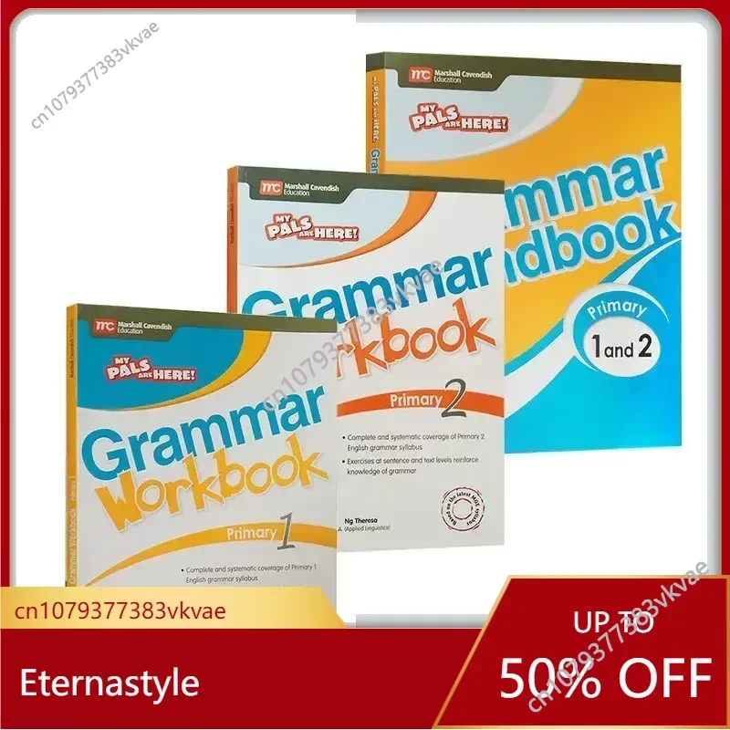 

Singapore English Grammar Textbook 1 and 2+ Accompanying Workbooks My Pals Are Here!GrammarBooks