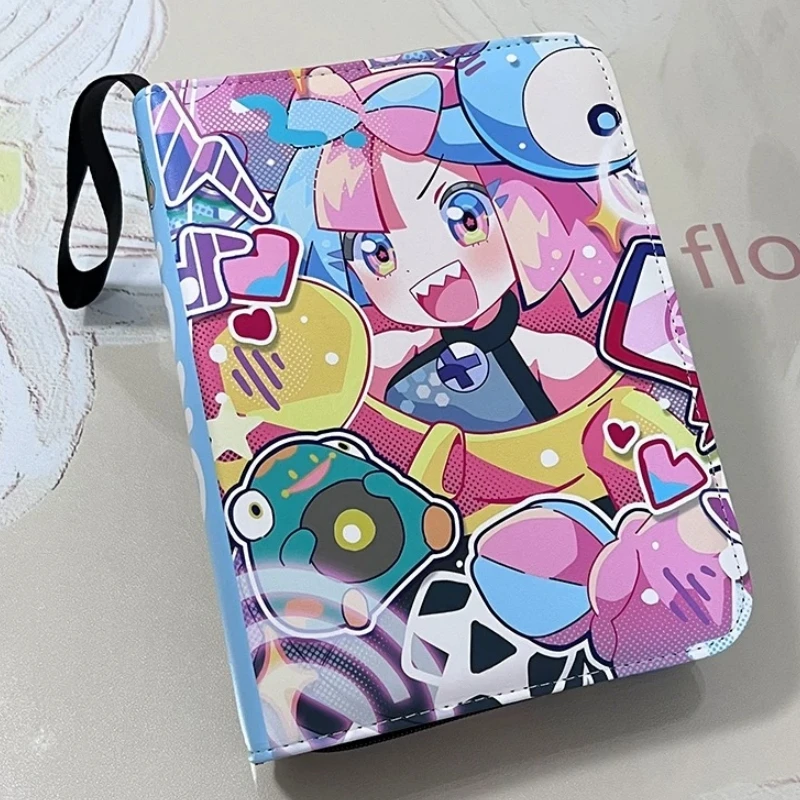 

Коллекционный альбом для карточек аниме-фигурок, игр WS OPCG PTCG DTCG, защитный чехол для карт, кожаный альбом на молнии, 320 слотов