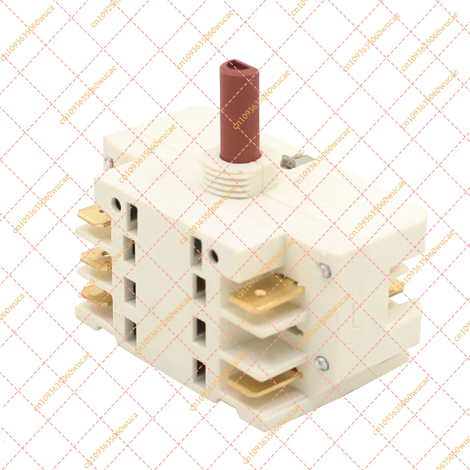 1pcs FD107 Rotary Position Switch 250V 16A Toggle Function Selector Knob for Electric Stove Oven Steamer Replacement Part