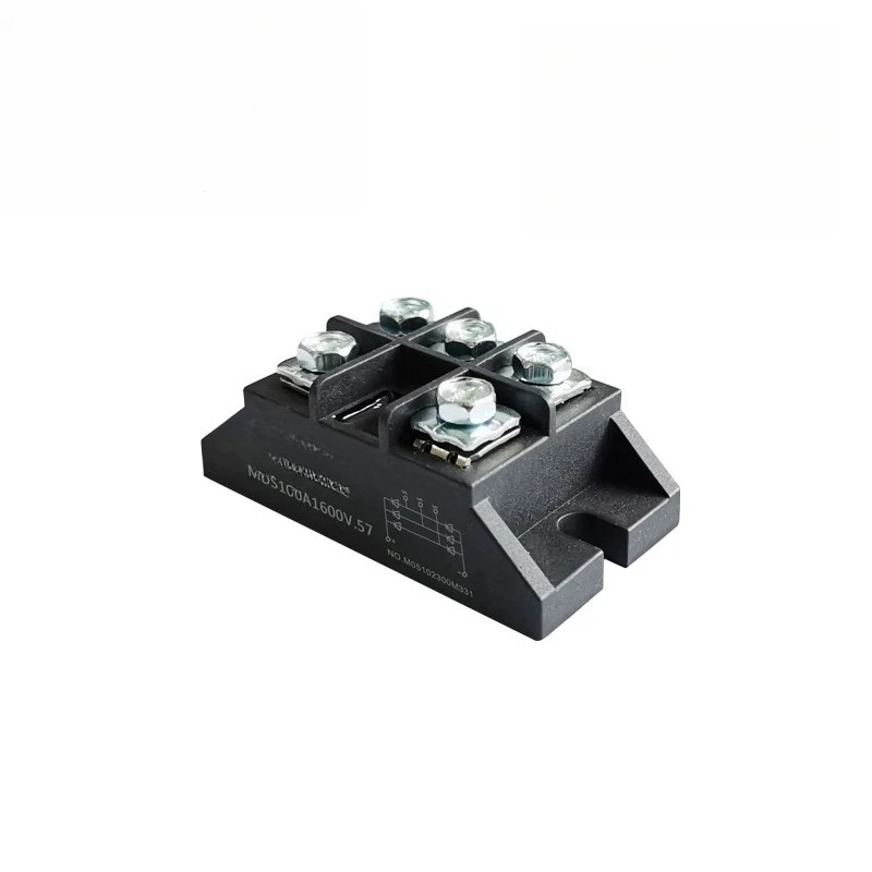 MDS Three‑Phase Diode Bridge Rectifier Module 10‑100A 1600V Optional Heatsink