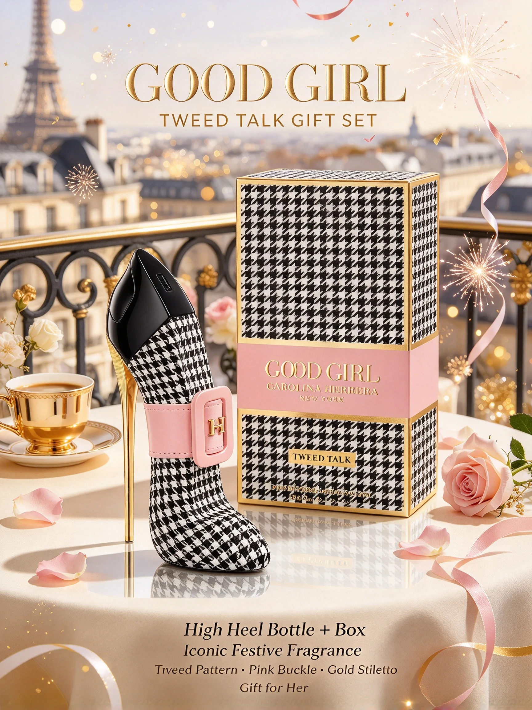 カロリーナ・エレーラ グッドガール ツイードトーク オードパ - Good Floral & Wedding Decor Supply Photos のレビューと価格