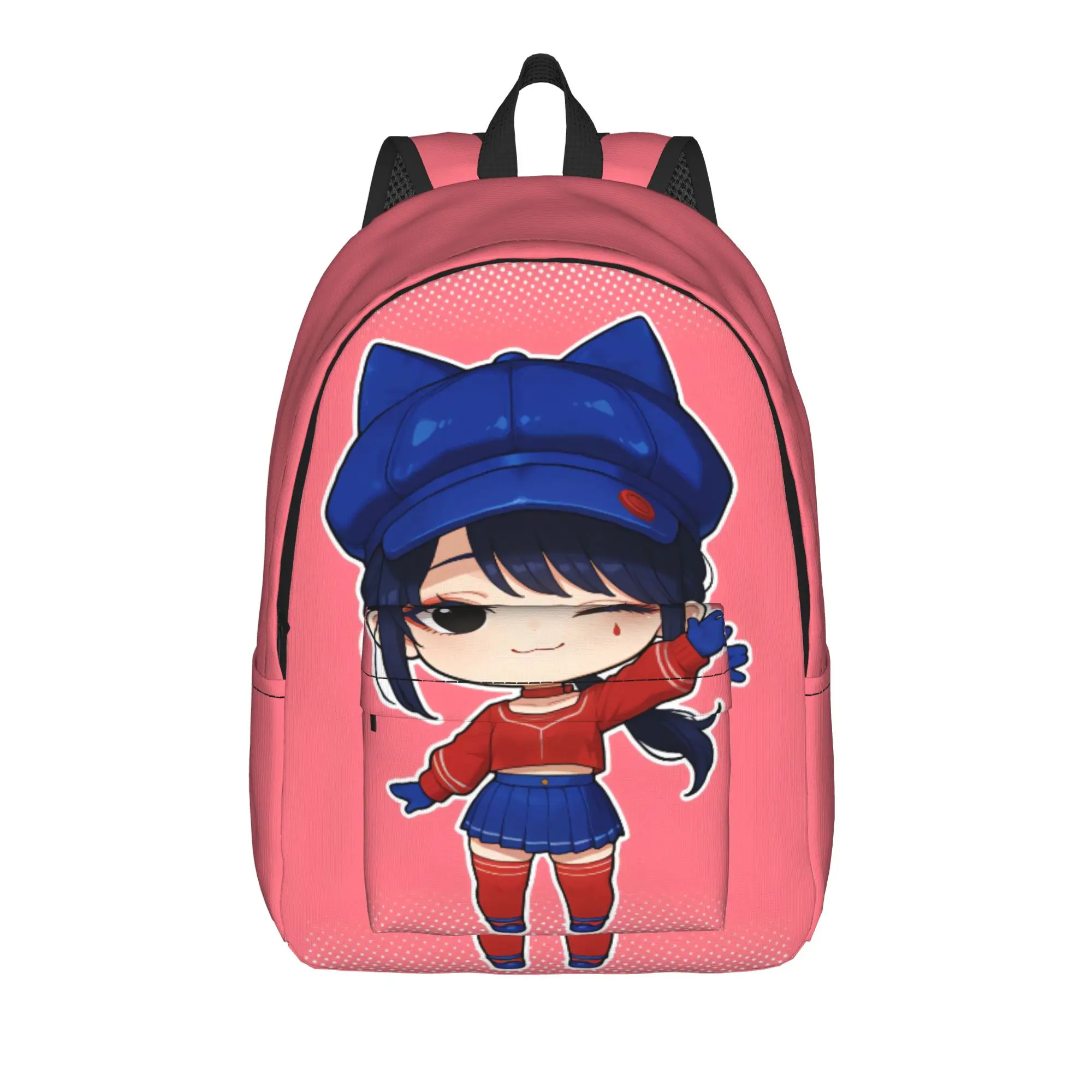 Game Miside Series Print Backpack  Camping Backpacks Men Colorful Pattern High School Bags Pretty Rucksack