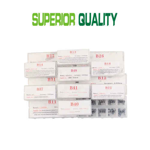 Imagen 2 del producto 50 Uds caja DIESEL B41 B40 B26 B25 B22 inyector de carril común cuñas ajustables B48 B31 B16 arandela de sellado B14 B13 B12 B11