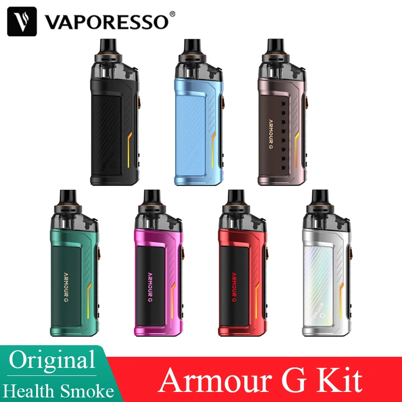 

Оригинальный комплект Vaporesso Armour G Kit 5 мл Armour G Series DTL Pod Fit GTX Coil 3000 мАч Аккумулятор 80 Вт Электронная сигарета Vape Kit