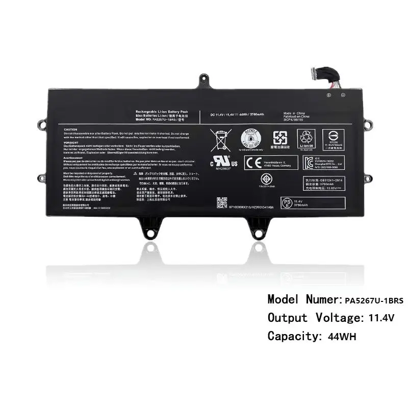 PA5267U-1BRS PA5267U Аккумулятор для ноутбука Toshiba Portege X20W X20W-D X20W-E X20W-D-10E X20W-D-10Q X20W-E-10D 11,4 V 44Wh/3760mAh