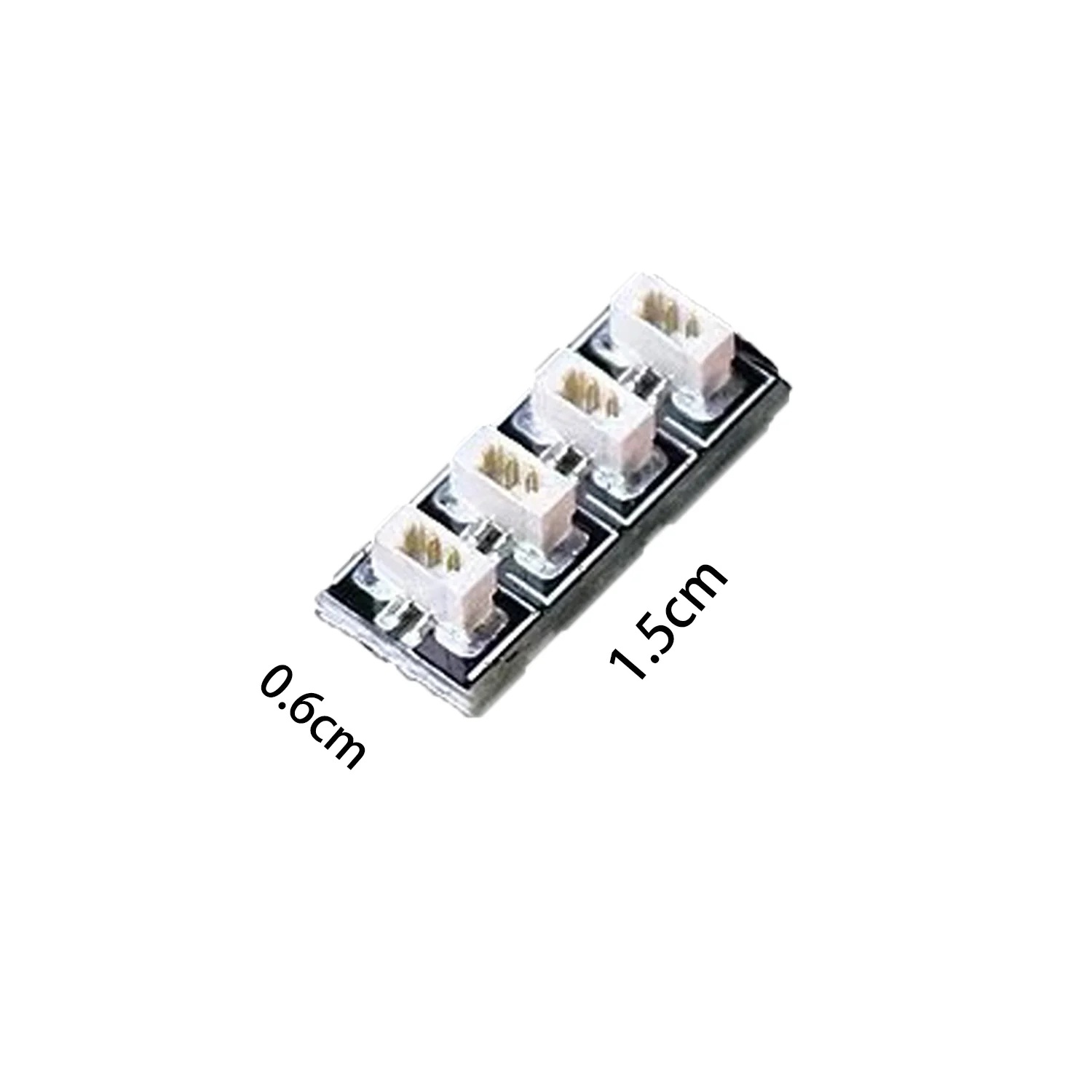 LED-Beleuchtungsset-Zubehör, 5 Stück 0,8 mm 2-Pin-Erweiterungsplatinen-Sockel, kompatibel mit MOC-Bausteinen, DIY-Modellspielzeug – Detail 1