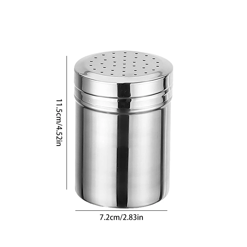 304 Stainless Steel Seasoning Jar Salt & Pepper Shaker Outdoor Camping BBQ Spice Container Home Kitchen Accessories