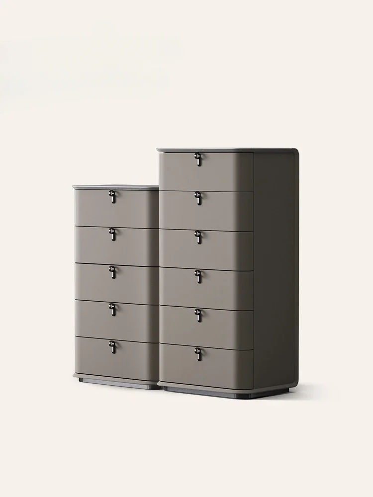 

Light luxury bucket cabinet creative minimalist style villa with natural marble Italian bucket cabinet throughout the house