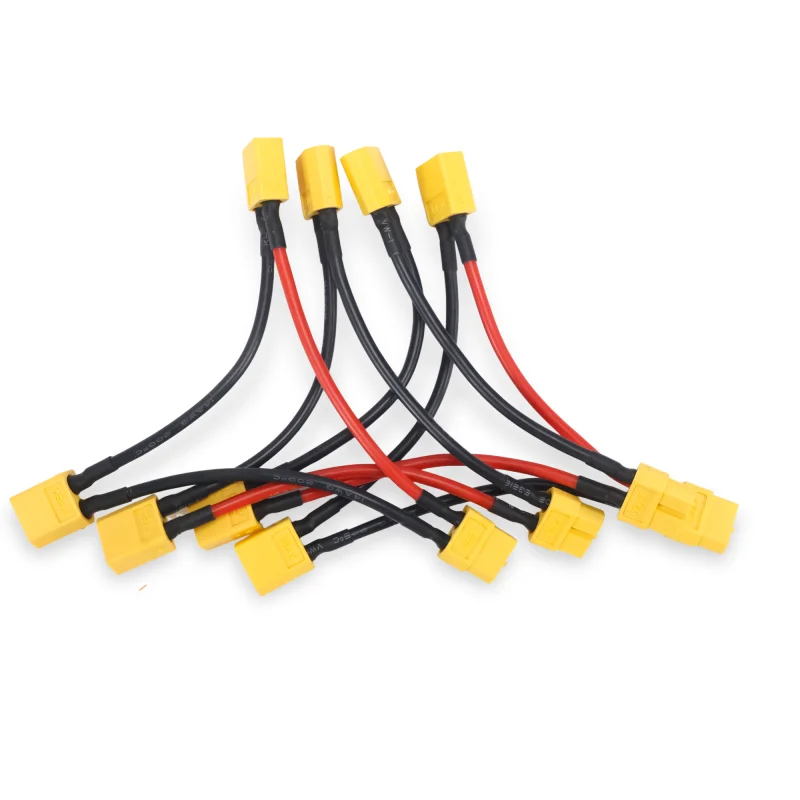 عالية الجودة XT30 XT60 XT90 1 أنثى إلى 2 ذكر Y الفاصل كابل البطارية موصل موازي 14AWG/16AWG ل RC هليكوبتر بدون طيار #6