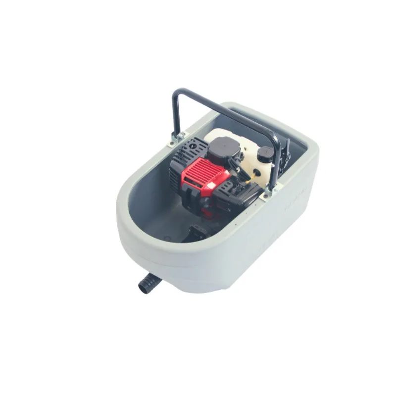 Two-stroke  boat type water pump floating water pump 1 inch 1.5 inch discharge and cutting irrigation pump portable