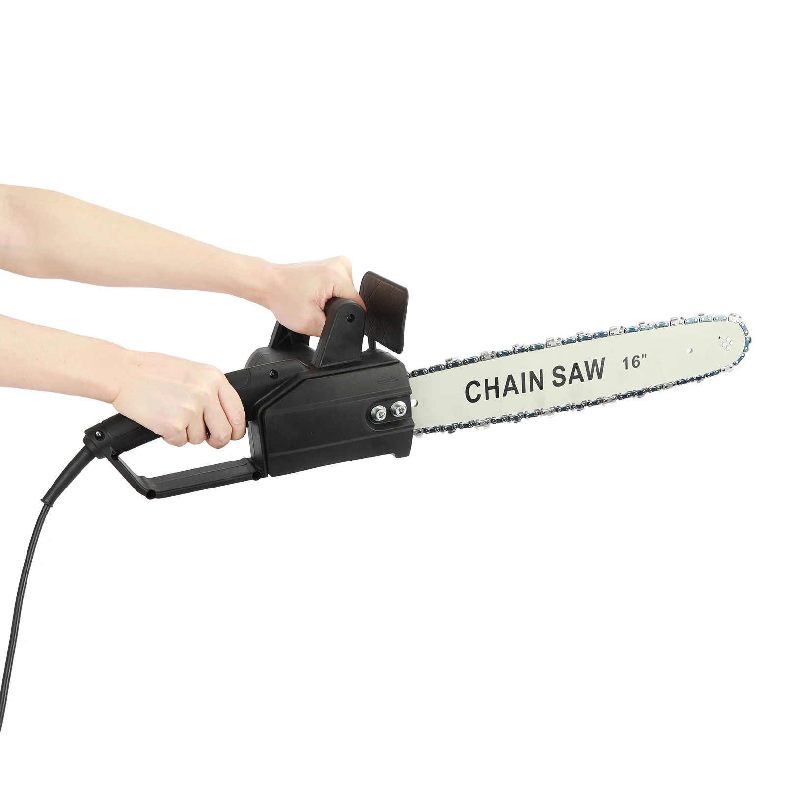 110/220V 16 Inches US/UK/EU/Australian Plug High Hardness Quenched Chain Electric Chainsaw 2.6KW High Power Household Chainsaw