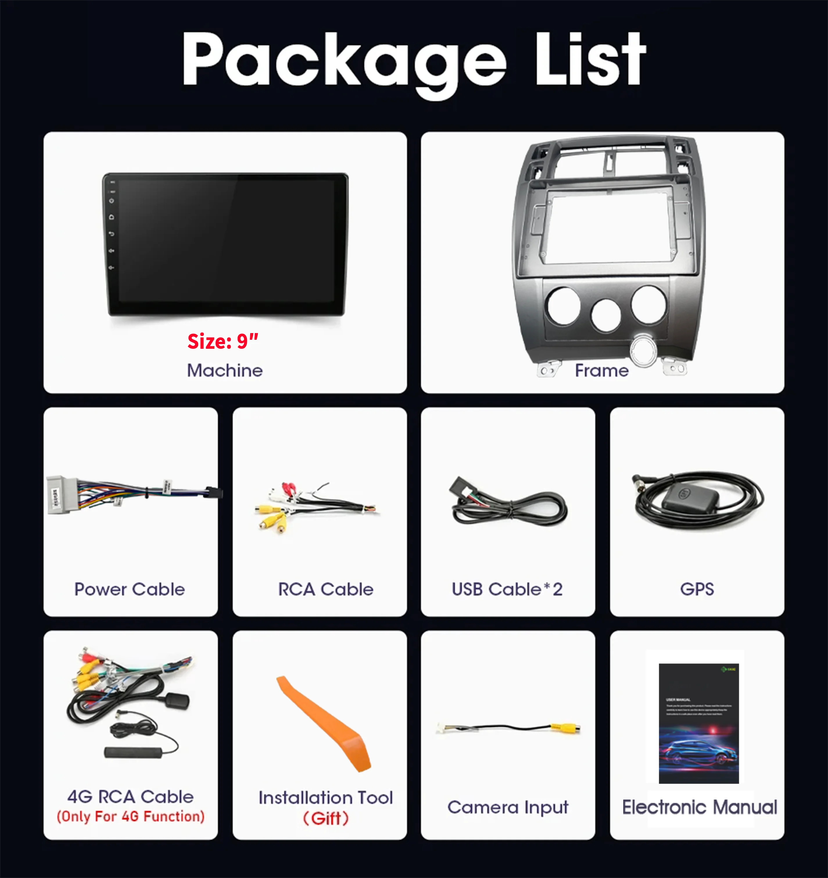 راديو السيارة أندرويد 14 لشركة هيونداي توكسون 1 2004 - 2009 الملاحة الوسائط المتعددة اللاسلكية BT Carplay اللمس 2K شاشة QLED