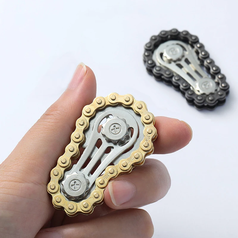 Fidget Spinner Toy Sprockets Flywheel Fingertip Gyroscope Antistress Toys EDC Office Keychain Adult Stress Relief Spinning Top