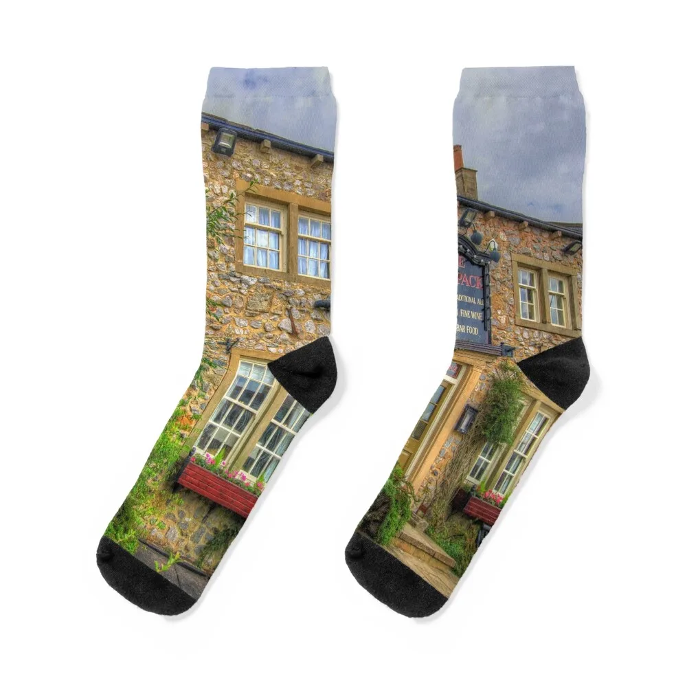 

The Woolpack At Emmerdale Socks moving stockings Heating sock funny sock heated Mens Socks Women's