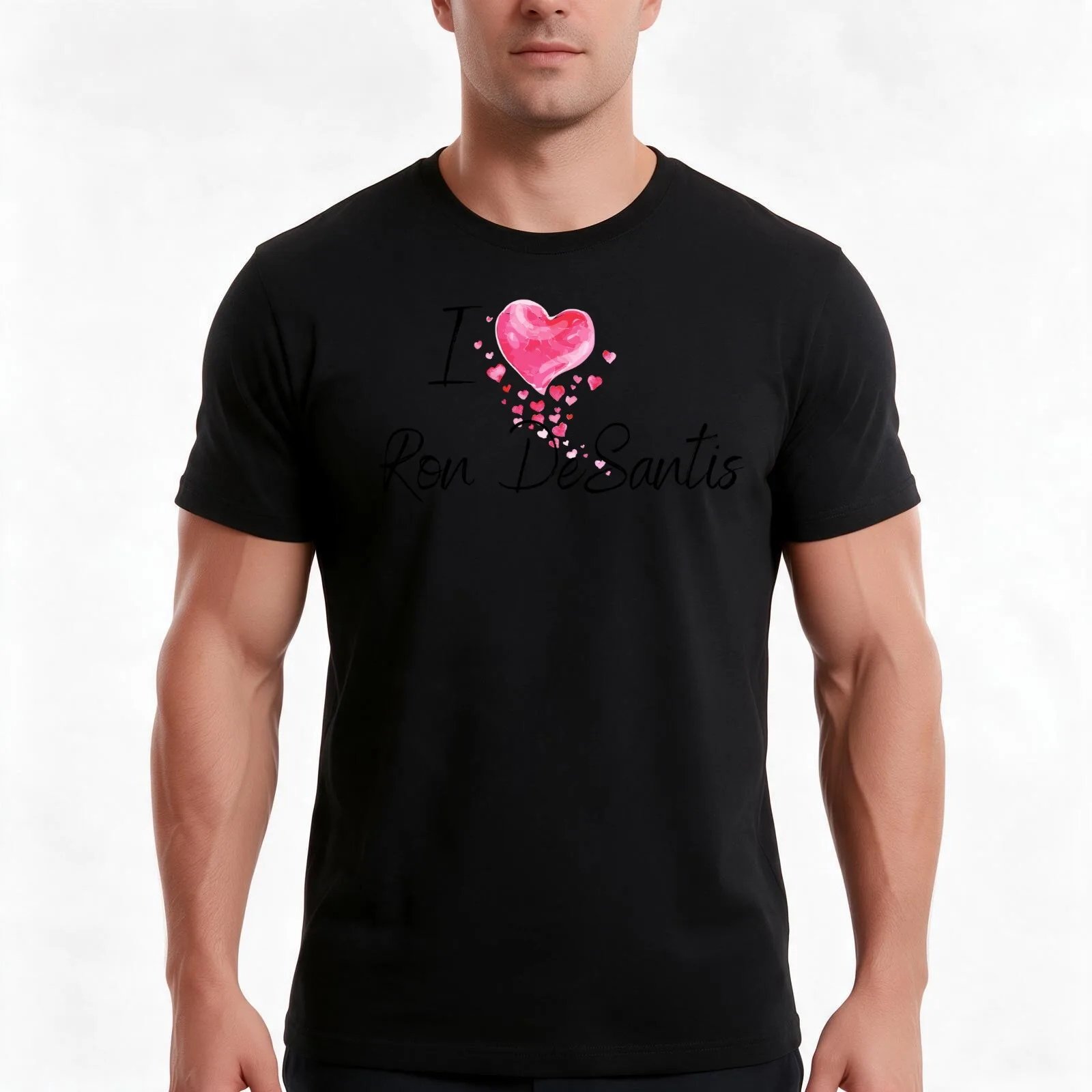 I love Ron DeSantis! Men T Shirt graphic t shirts for man