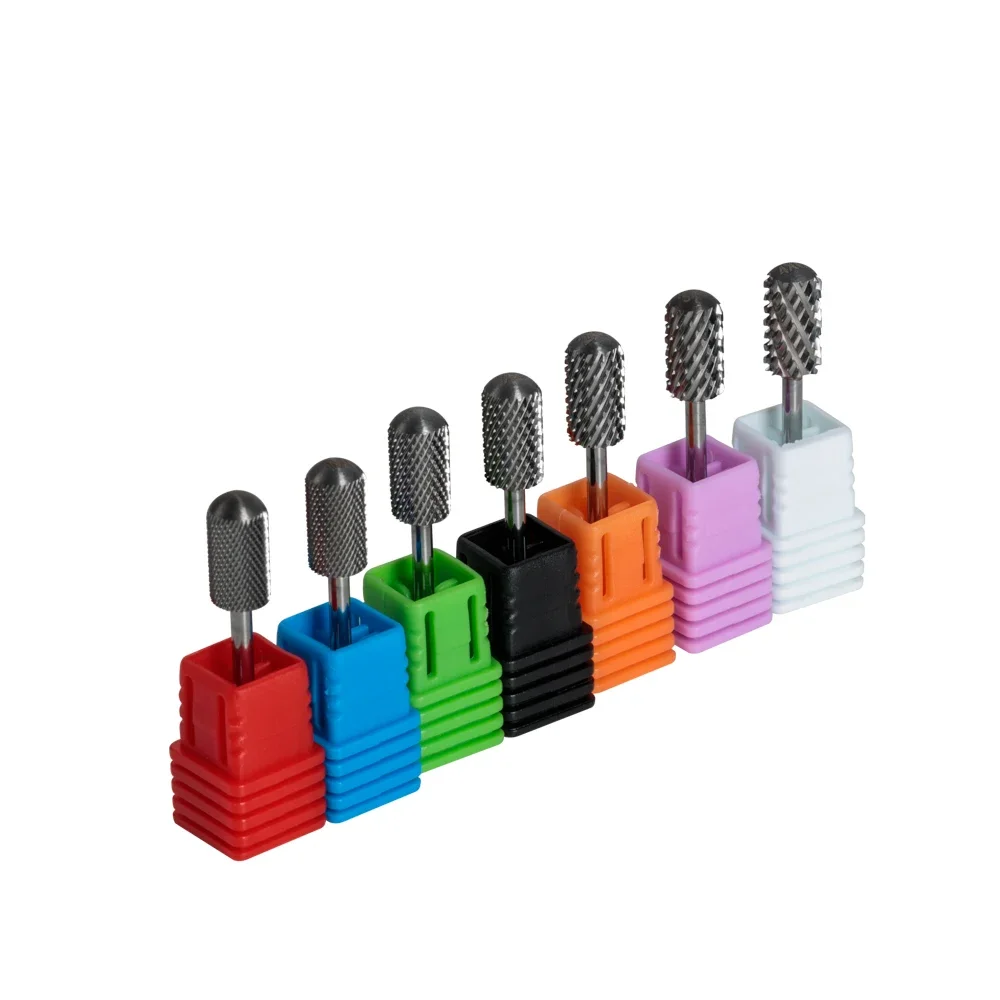 6.6mmスムーストップ大型バレルネイルドリルビット安全カーバイドビットフライスカッターマニキュア用ジェル除去アクセサリー