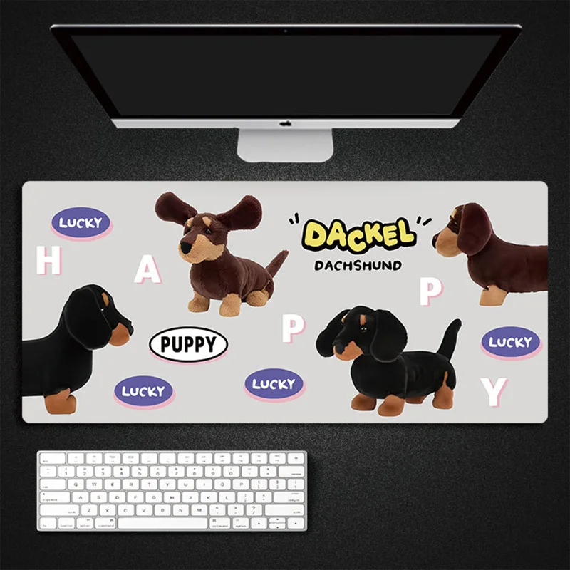 

Dachshund Puppy Rubber Desktop Pad Mouse Pad Desk Mat Gaming Mats Anti-Slip Durable Pc accessories Laptop Study & Office Mat