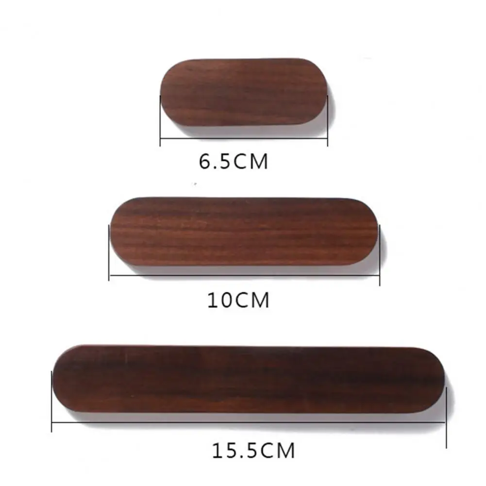 Key Rack Lightweight Key Holder Water-Resistant Wear Resistant  Fashion Black Walnut Key Magnet Hanger