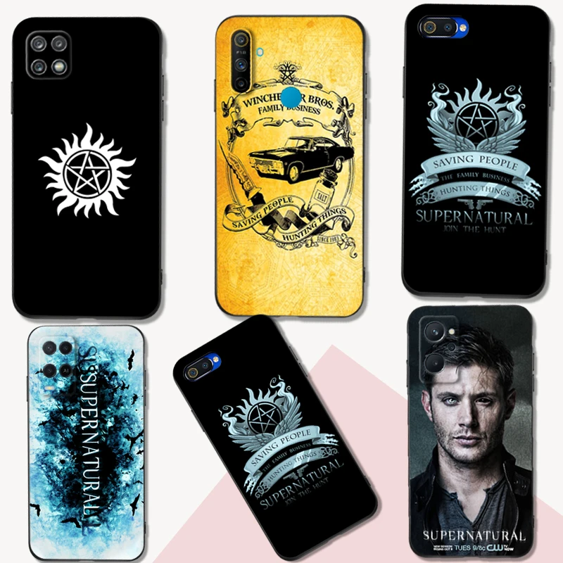 Black Tpu Case For Realme Q5 X XT X2 X3 Superzoom X50 V13 Q3i X7 PRO Ultra GT master edition Supernatural Jared Padalecki