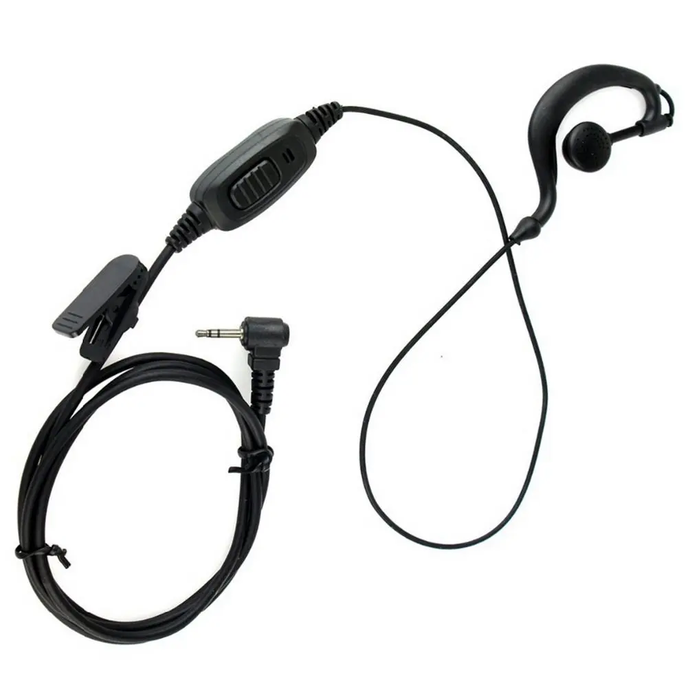 

Walkie Talkie Headset Ear Hook Earphone PTT Mic Earpiece for Motorola Talkabout TLKR T3 T4 T60 T80 MR350R Walkie Talkie