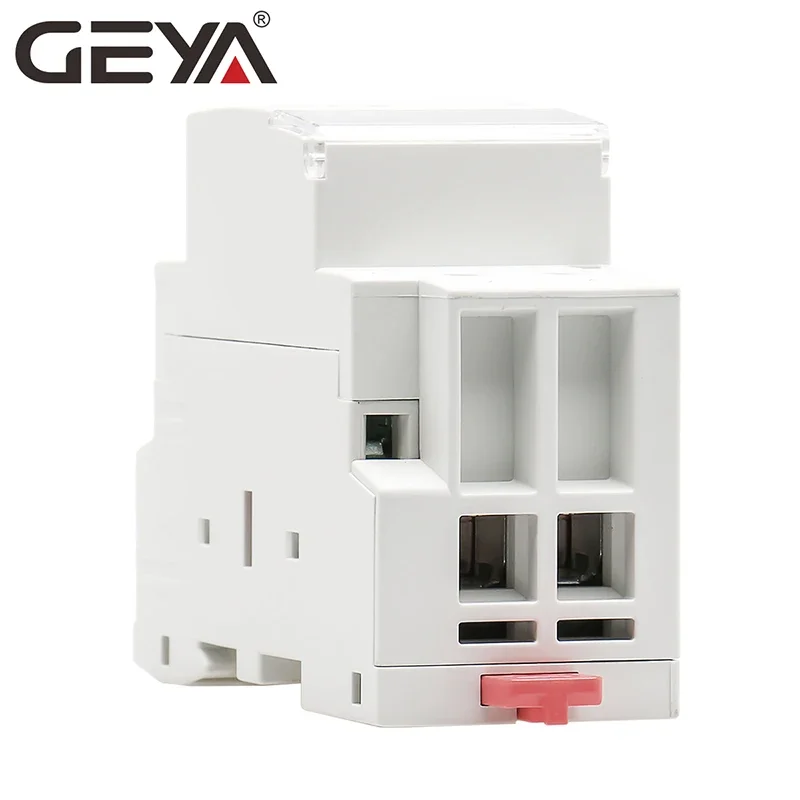 GEYA 2P 40A 63A 2NO or 2NC or 1NO1NC Modular Contactor DIN Rail Mounting AC220V 230V Automatic