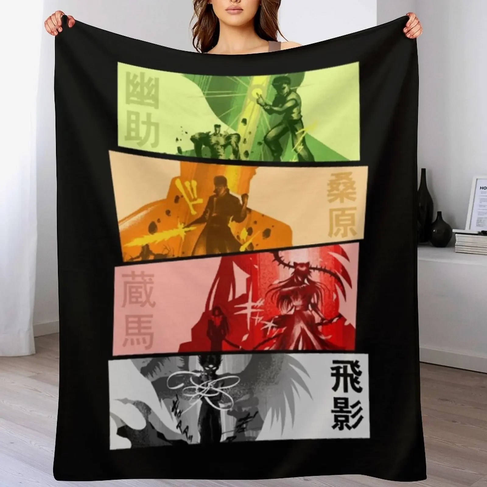 

Yu Yu Hakusho T-ShirtYu Yu Hakusho Set Throw Blanket Warm Accent Blanket for Living Room Decoration
