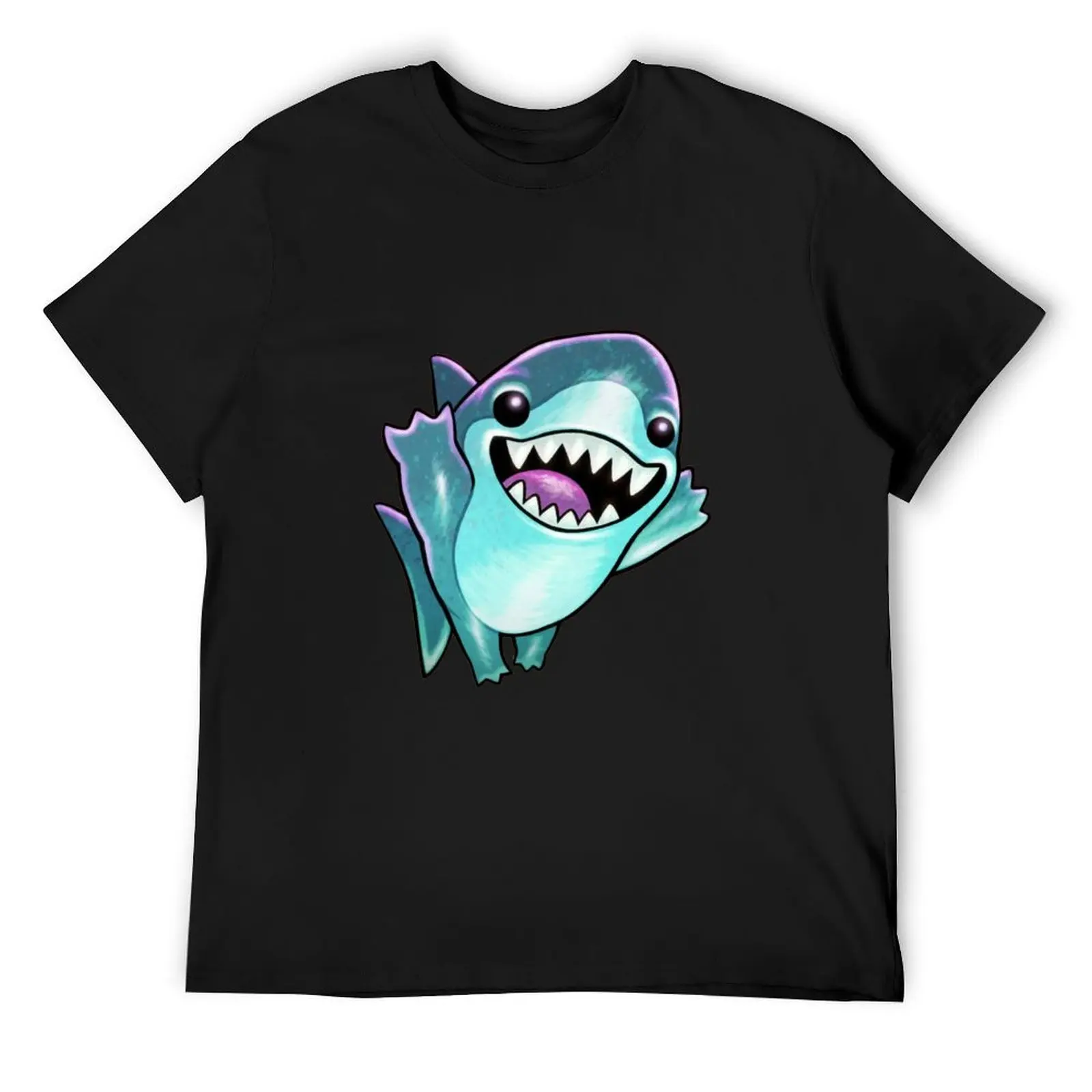 Jeff the land shark T-Shirt vintage t shirts plus size clothes oversizeds man t shirt fitted t shirts for men