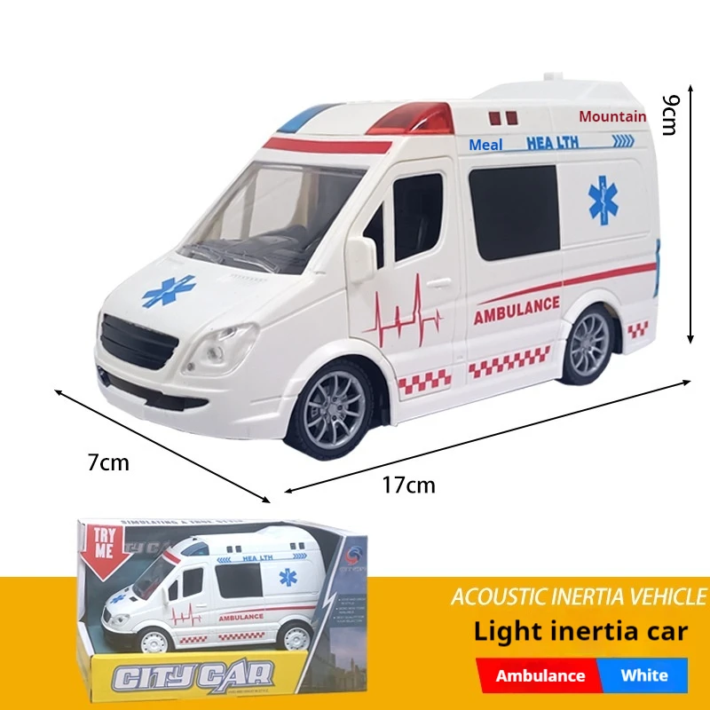1: 20 RC รถพยาบาลของเล่นรถตำรวจจำลองรถดับเพลิงรถกู้ภัยโมเดลสำหรับของขวัญวันเกิดสำหรับเด็กของเล่นเด็กผู้ชาย