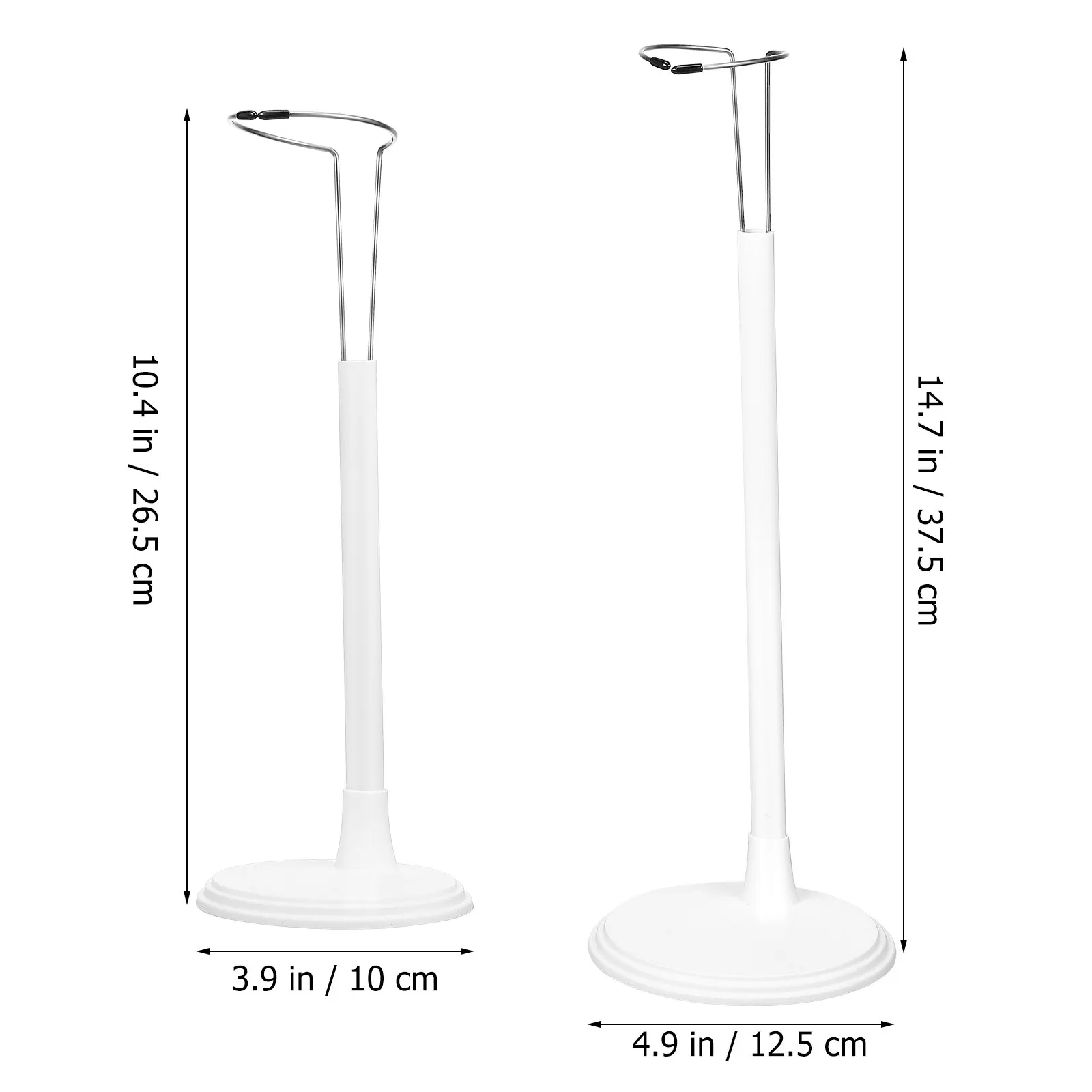 4Pcs Versatile Plastic Figure Stand for Collectibles Easy Assemble Dismantle Compact Storage Small Display Rack Home Office