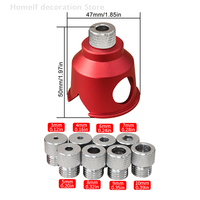 1 Set Guide Hole Puncher Tool 3-10mm Drill Fixture Pocket Hole Jig Vertical Drill Guide Locator Doweling Jig Positioner