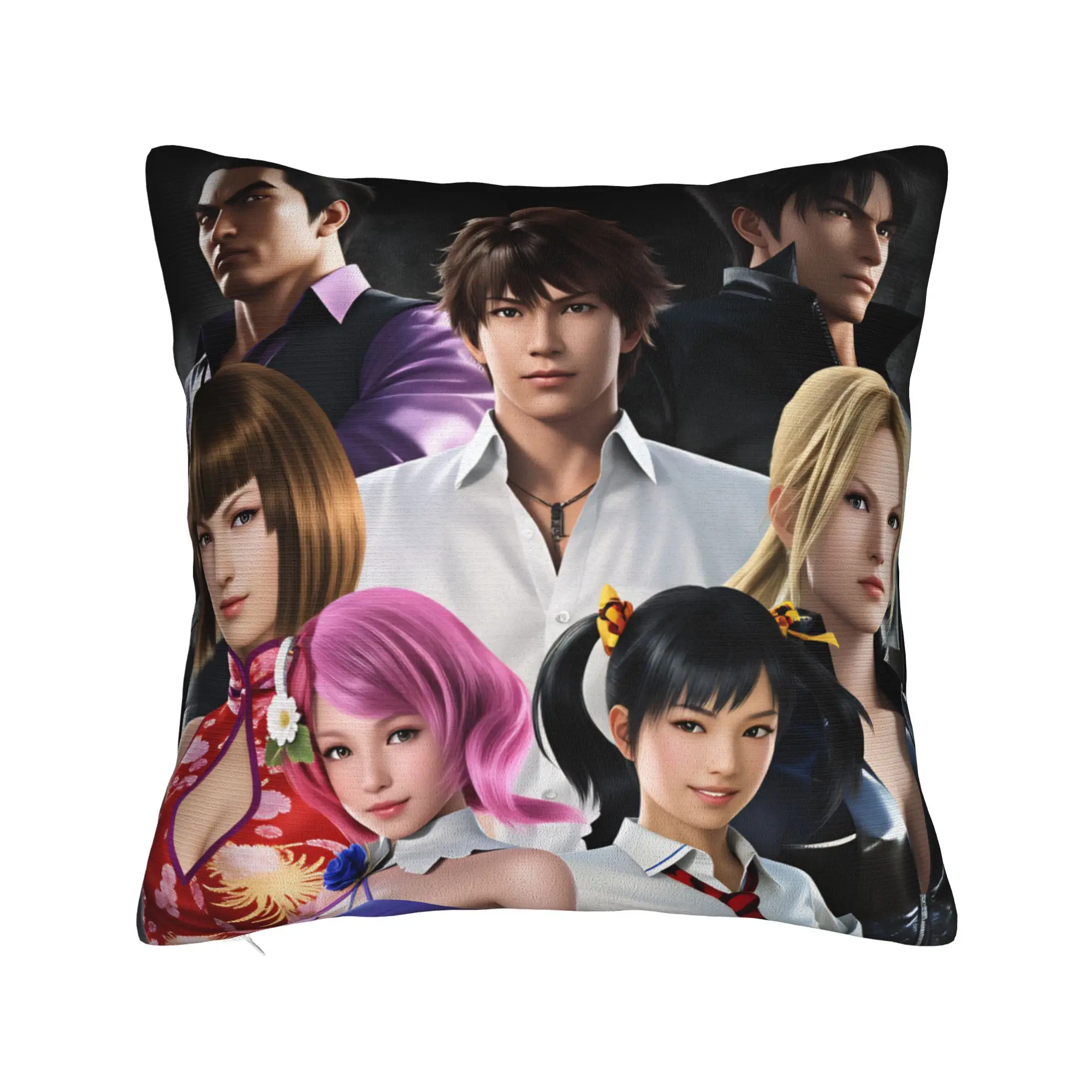 Tekken 8 Hwoarang-funda de almohada para videojuegos, funda de almohada suave para sofá, cama, sala de estar, fundas de almohada de moda