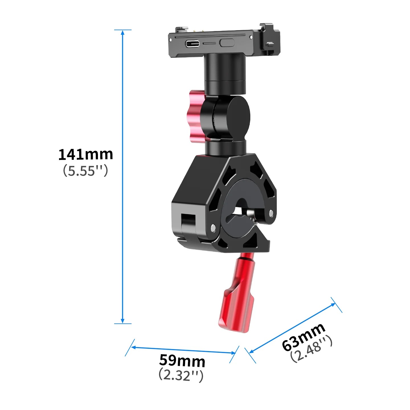 Für Gopro 13, für DJI Action OSMO 360 Fahrrad-Motorrad-Lenkerhalterung, Kamera-Schnellverschluss-Halterung, Insta360 X6 Ace Pro Halterung – Detail 30