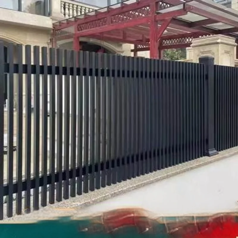 Wall guardrail Villa courtyard fence fence outdoor aluminum garden railing courtyard new Chinese protection