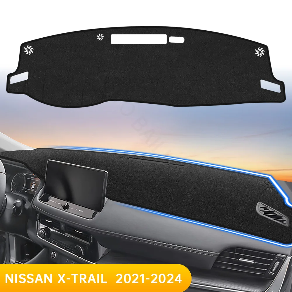 For Nissan X-Trail X Trail T33 2021 2022 2023 2024 e-POWER Car Dashboard Cover Mat Dash Board Anti-UV Pad Sun-proof Accessories