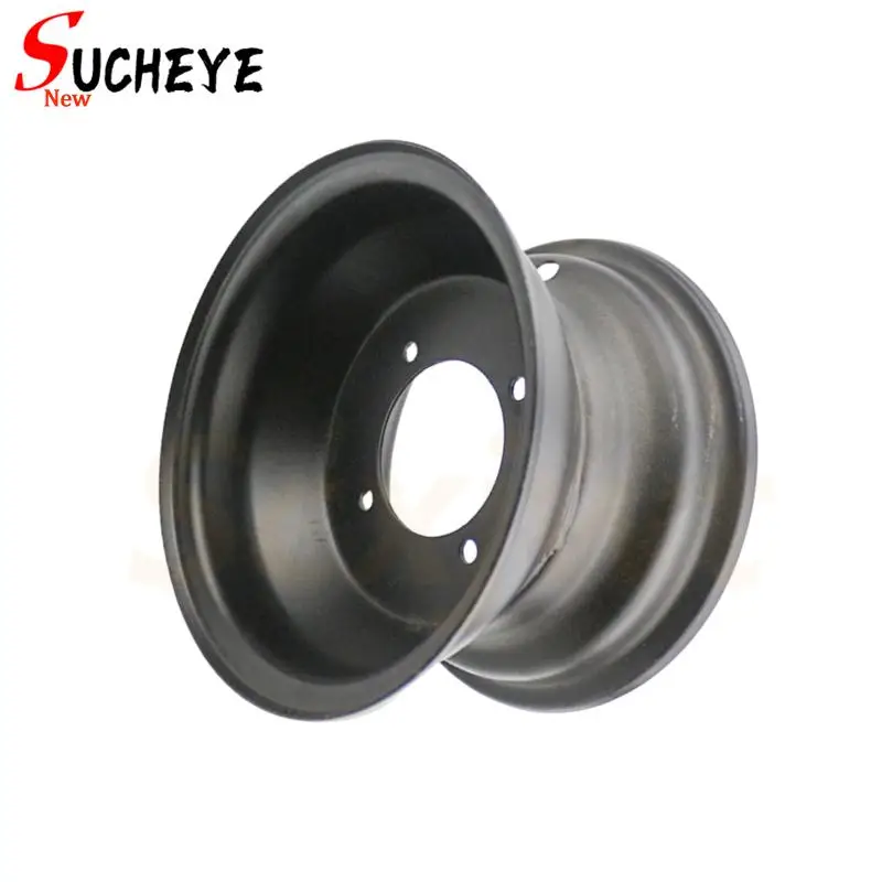 

7 Inch 16x8.00-7 ATV Tires Wheel Silver Black Hub Rim 4 Holes Vacuum Tires 16x8-7 for 7 Inch ATV Quad Wheel Rims Parts