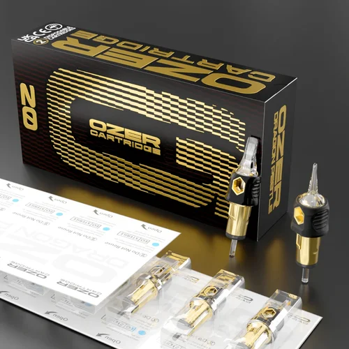 OZER 20 unids/caja agujas de cartucho de tatuaje RL RS RM aguja de tatuaje de seguridad esterilizada desechable para máquinas de tatuaje suministros de tatuaje