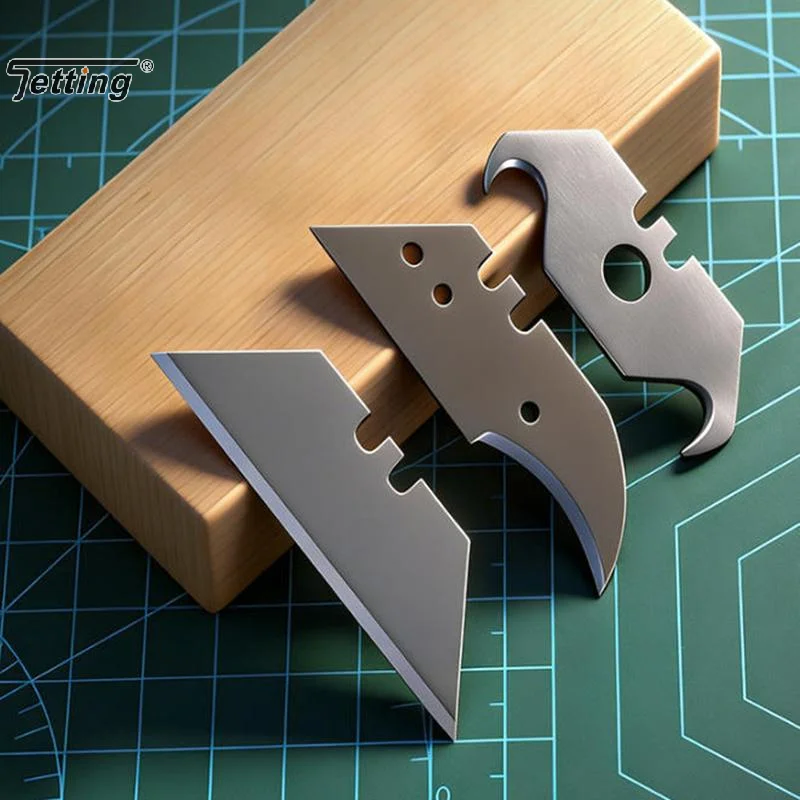10pcs Steel Utility Knife Replacement Blades With Sharp Edge And Durable Build Perfect For DIY Crafting Wallpaper Cutting Home