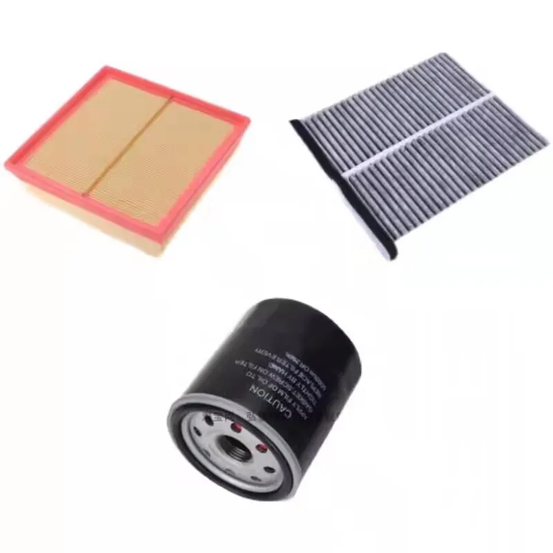 Engine Air Filter, Cabin Air Filter & Oil Filter Combo for FAW 2019 Hongqi HS5 2.0T / Bestune T99 2.0T – Maintenance Parts