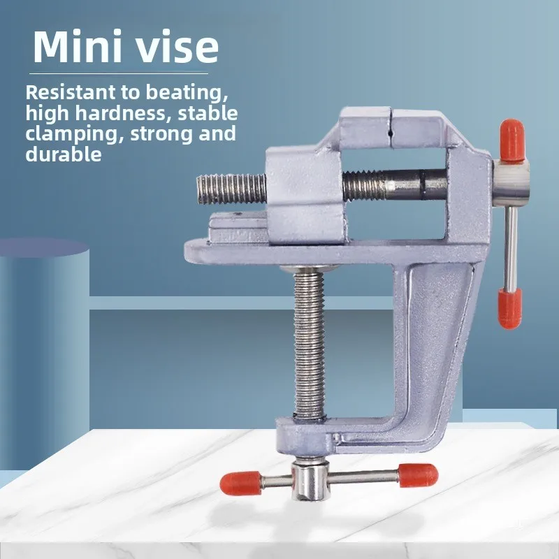 94mm Aluminum Alloy Mini Bench Vise Clamp On Table Hobby Jewelry Craft Vice 3.5